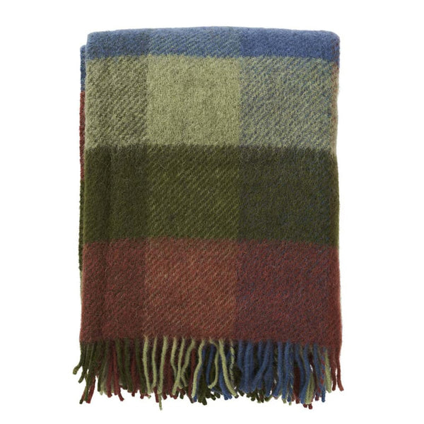 Gotland multi plaid wol green