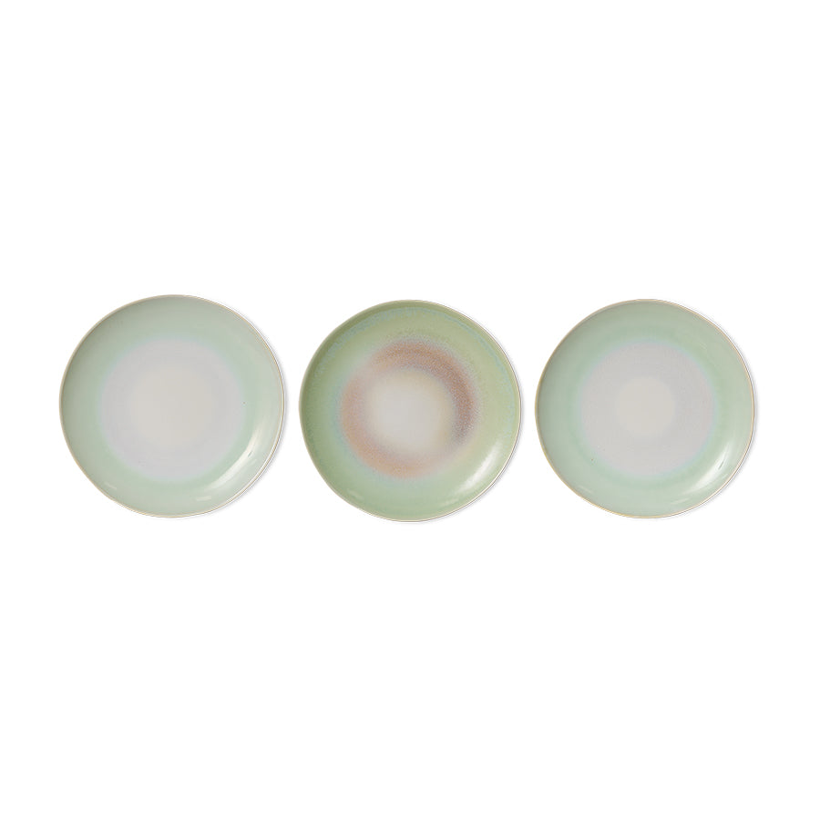70s Borden dinner set van 2