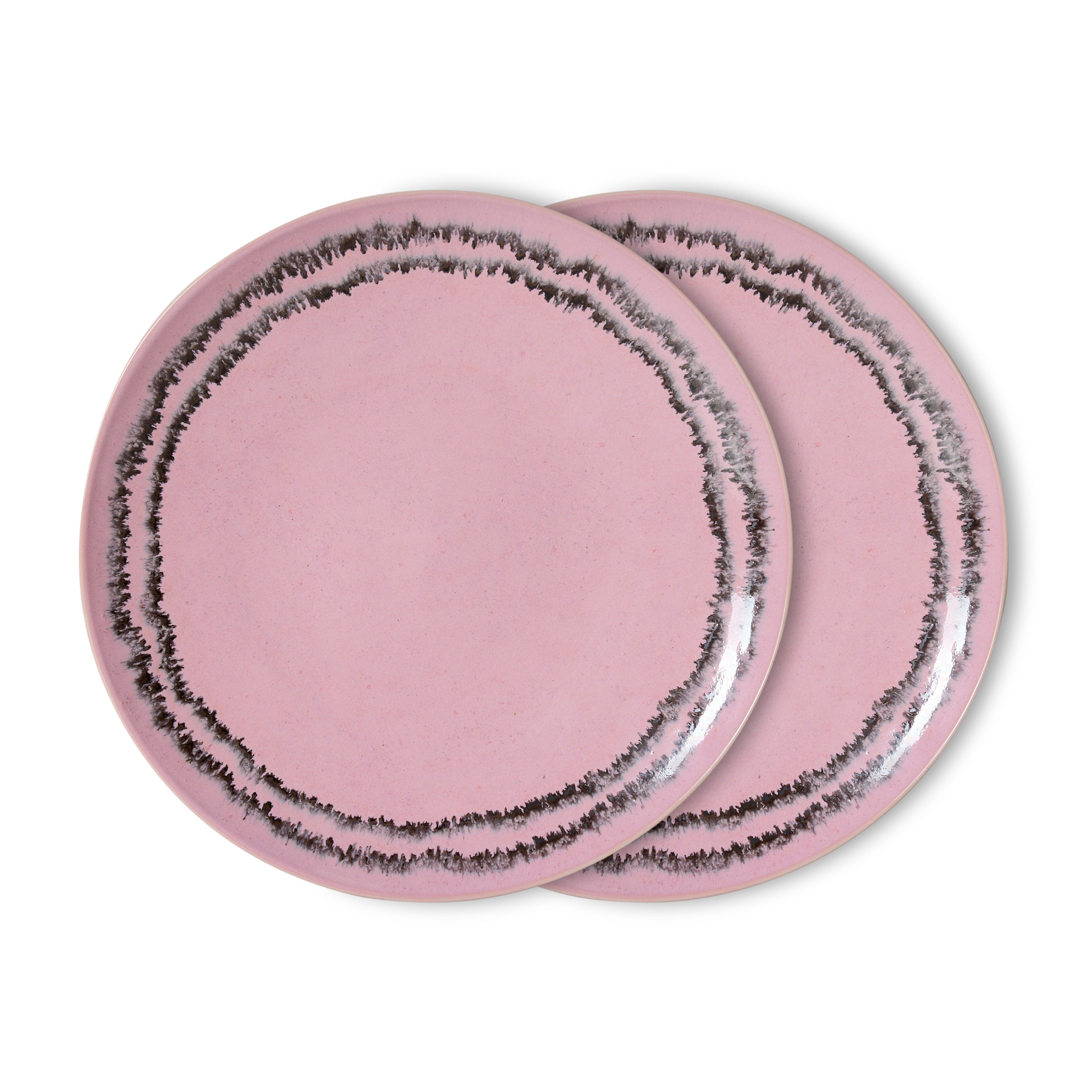 70s Borden dinner set van 2