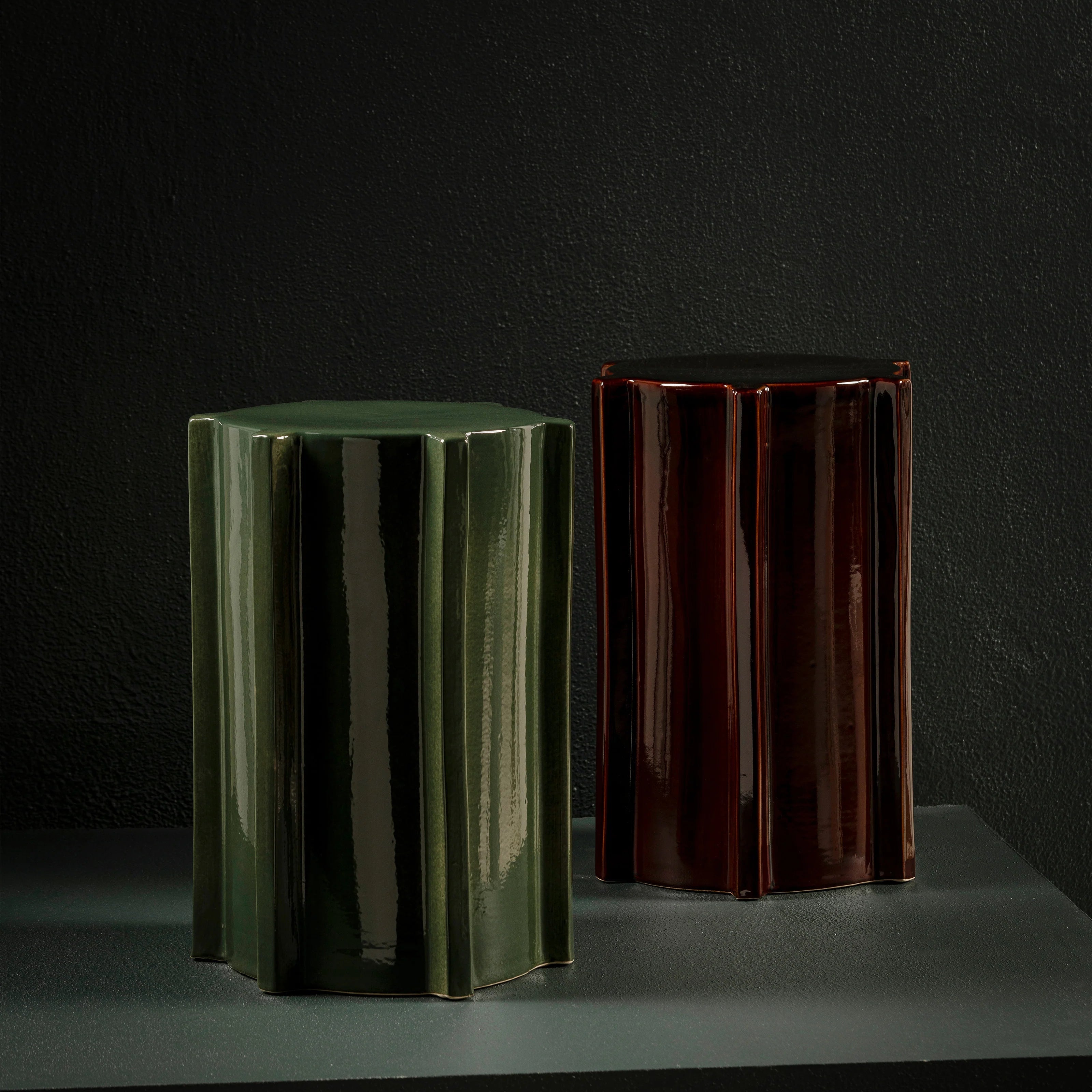 Pawn bijzettafel geometrisch 02 keramiek Marie Michielssen