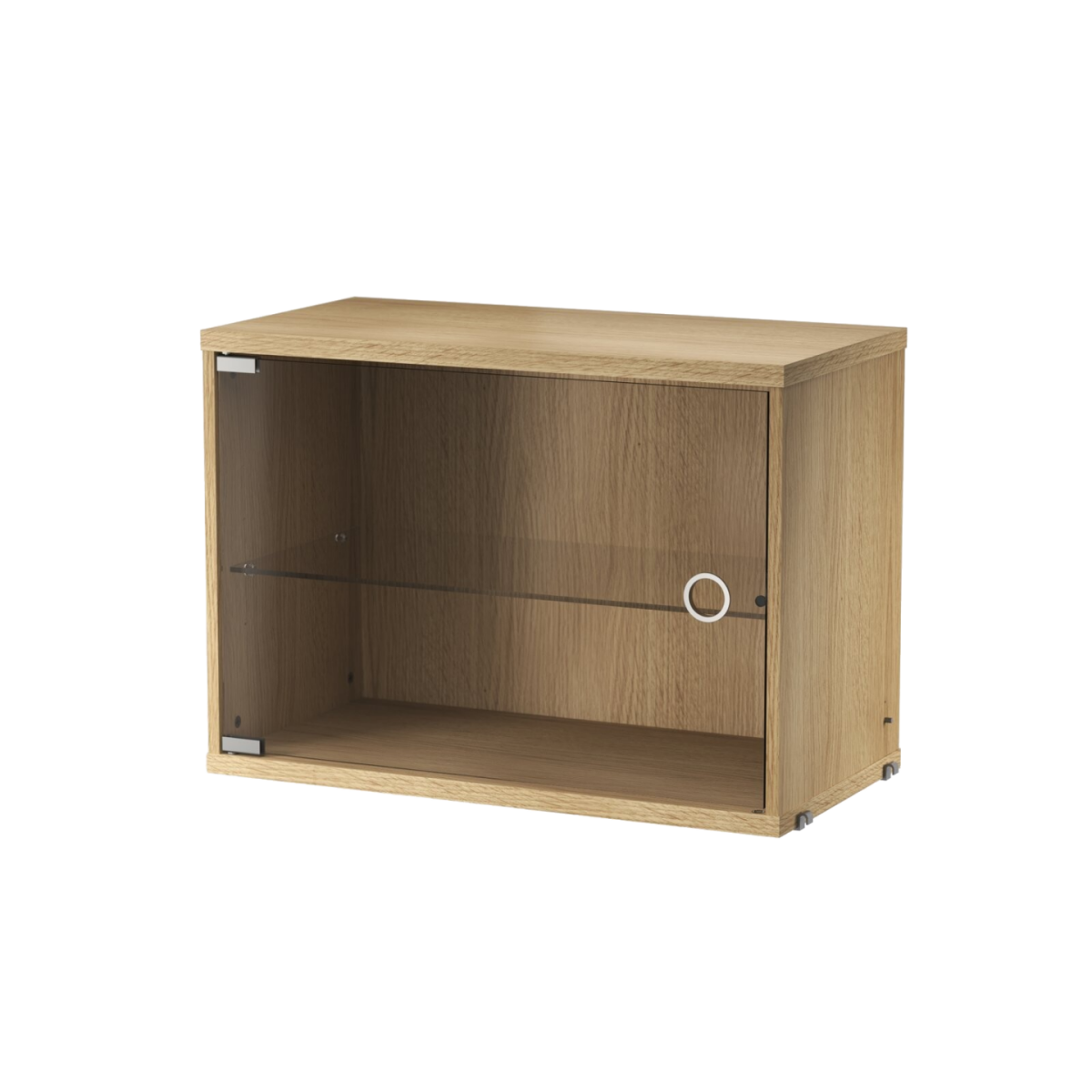 String kast met swing deur glas