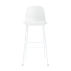 Form Bar Chair Barkruk met rugleuning staal