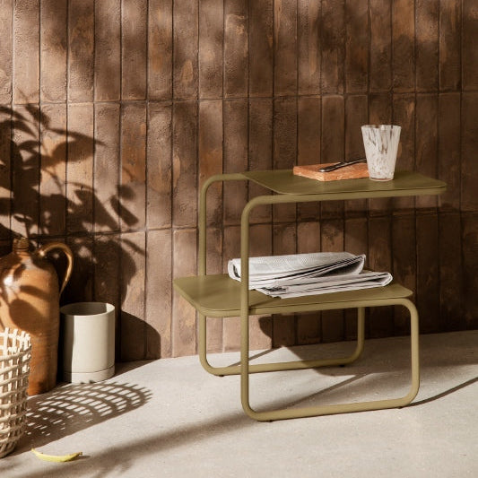 Ferm LIVING - Level bijzettafel - Olive