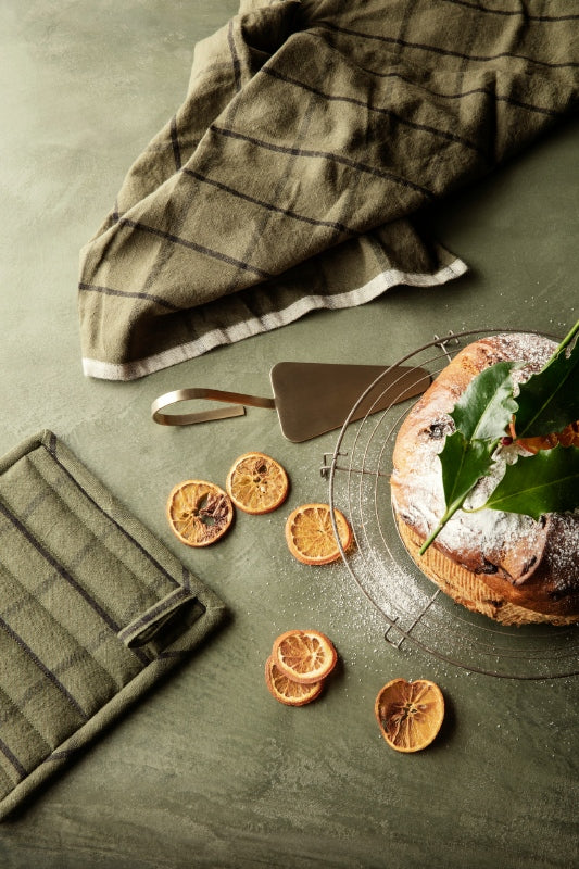Ferm LIVING - Hale pannenlappen groen set van 2