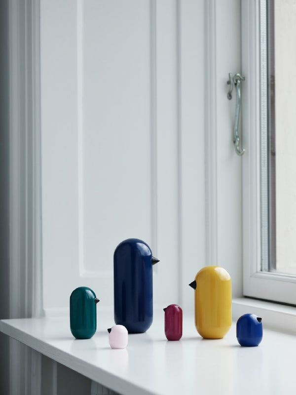 Little bird houten vogel 4,5cm - blauw