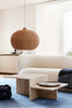Braided belly hanglamp (incl. koordset)