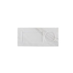 Marmer tray serveerschaal wit