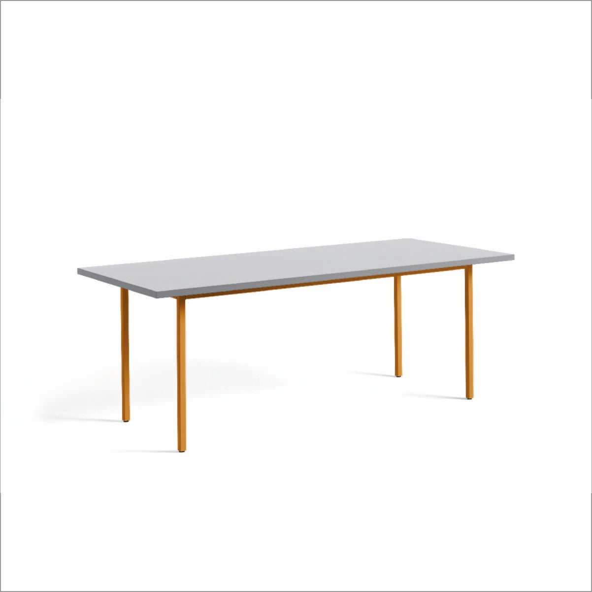 Two-colour tafel 200x90 cm