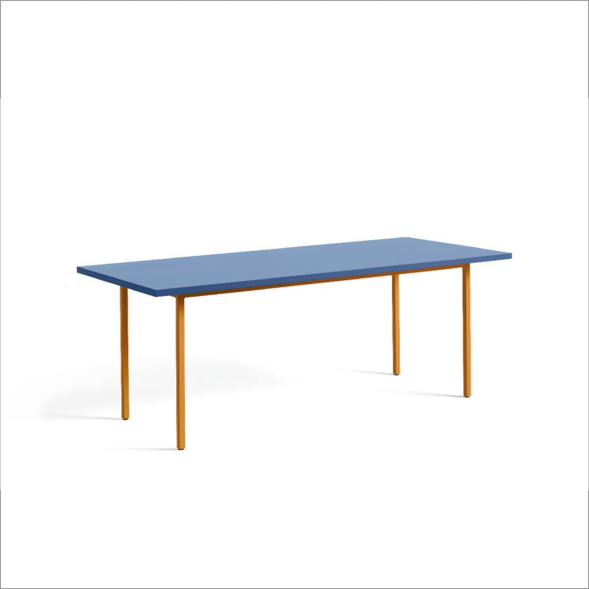 Two-colour tafel 200x90 cm