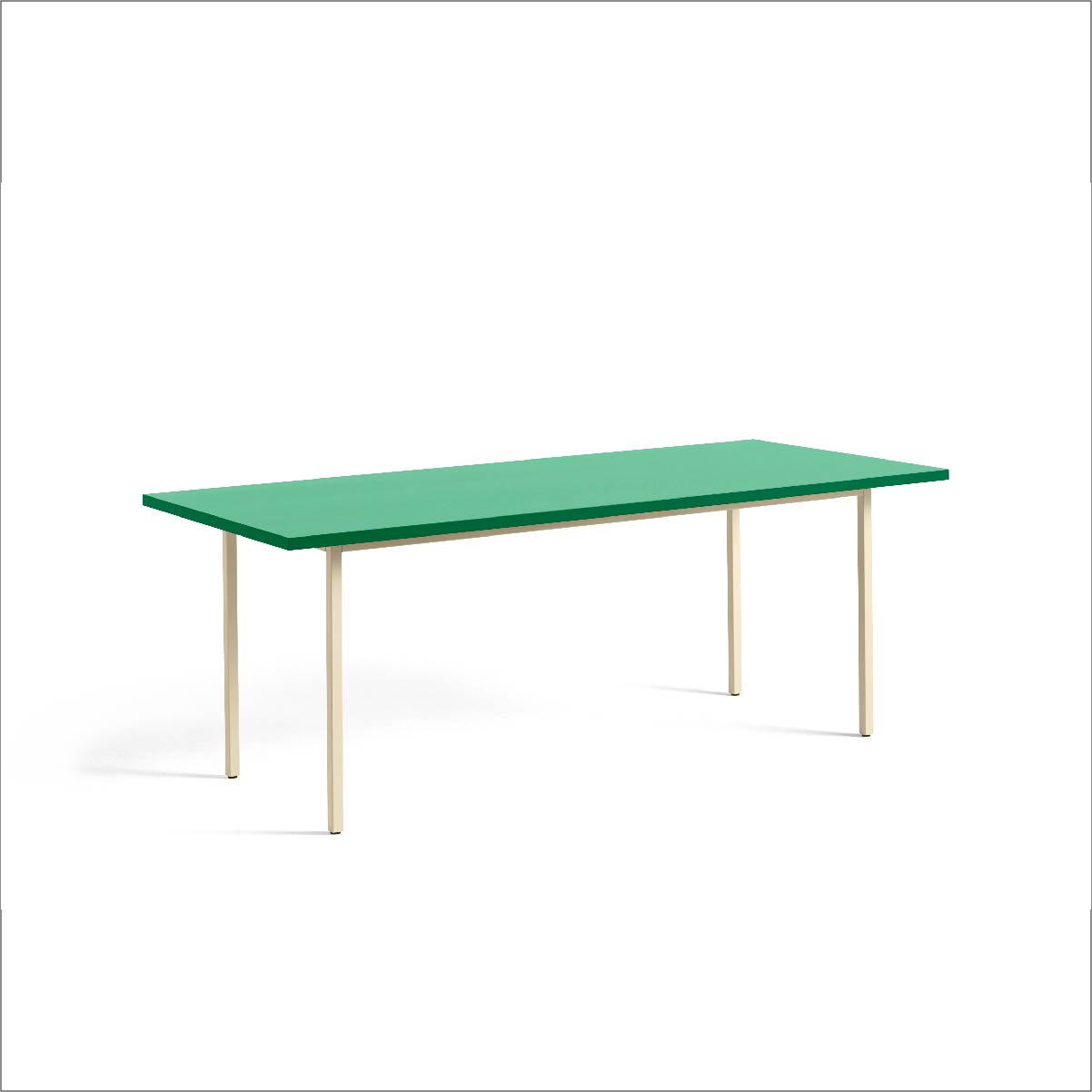 Two-colour tafel 200x90 cm