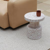 Bit stool bijzettafel wit