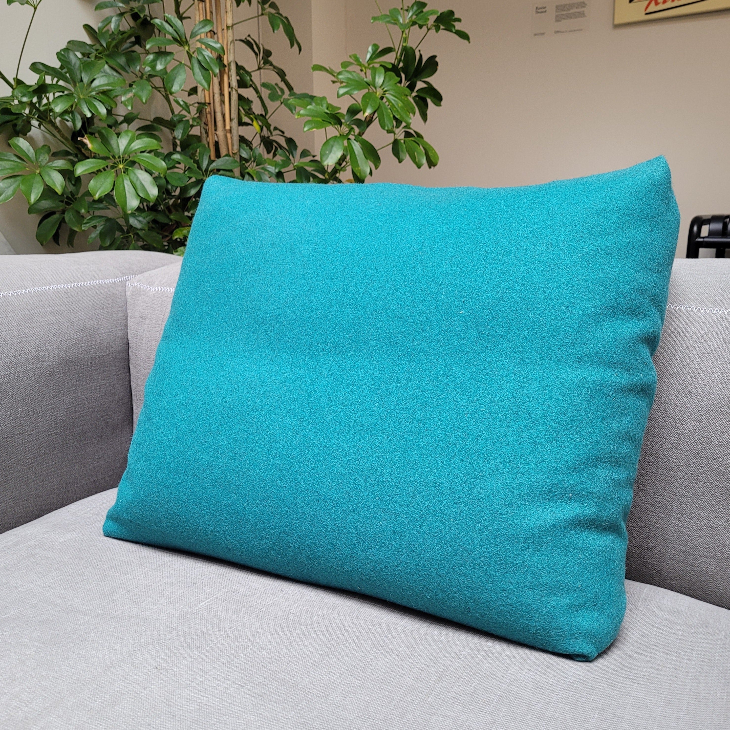 Mags Sofa kussen divina melange aqua blauw - SALE