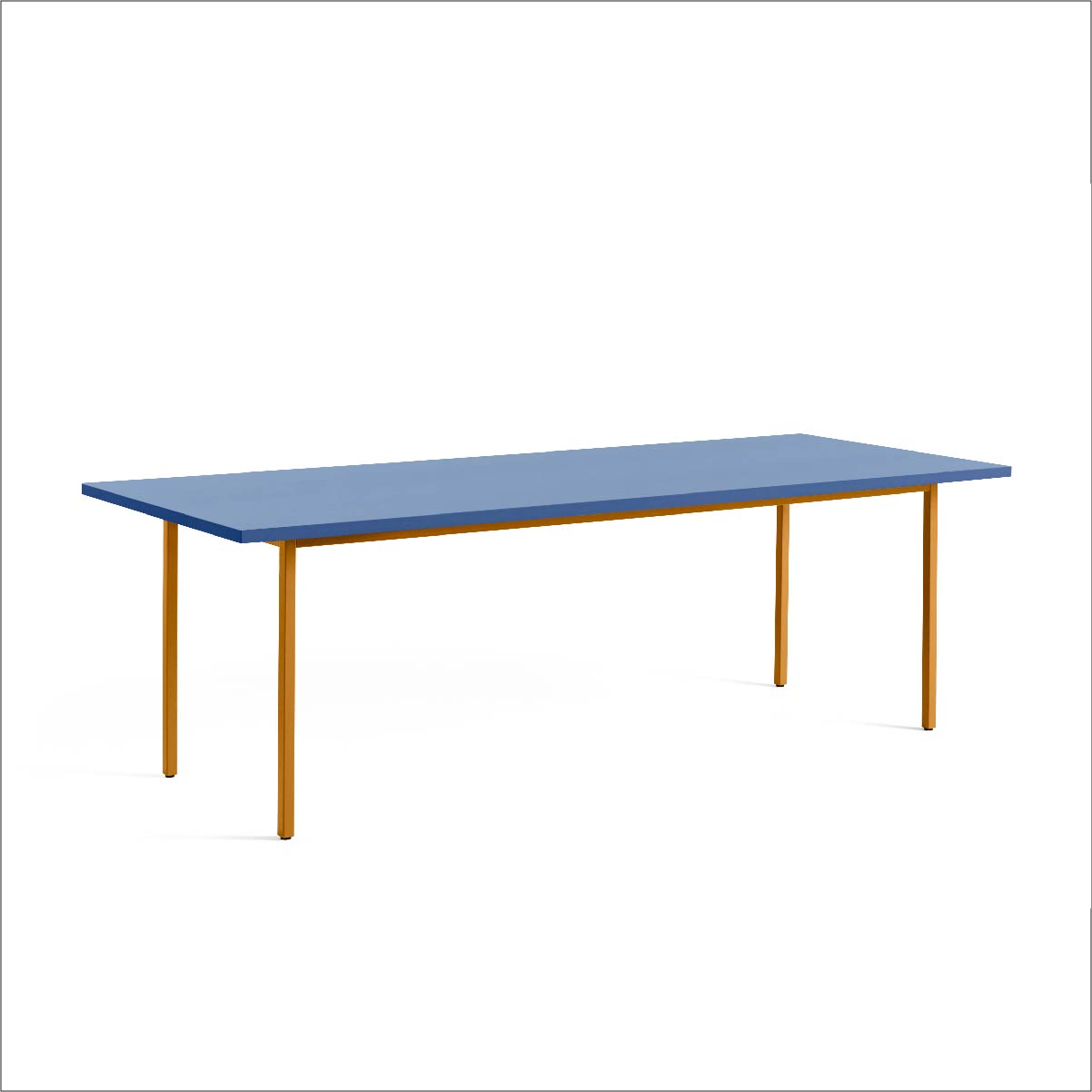 Two-colour tafel 240x90 cm
