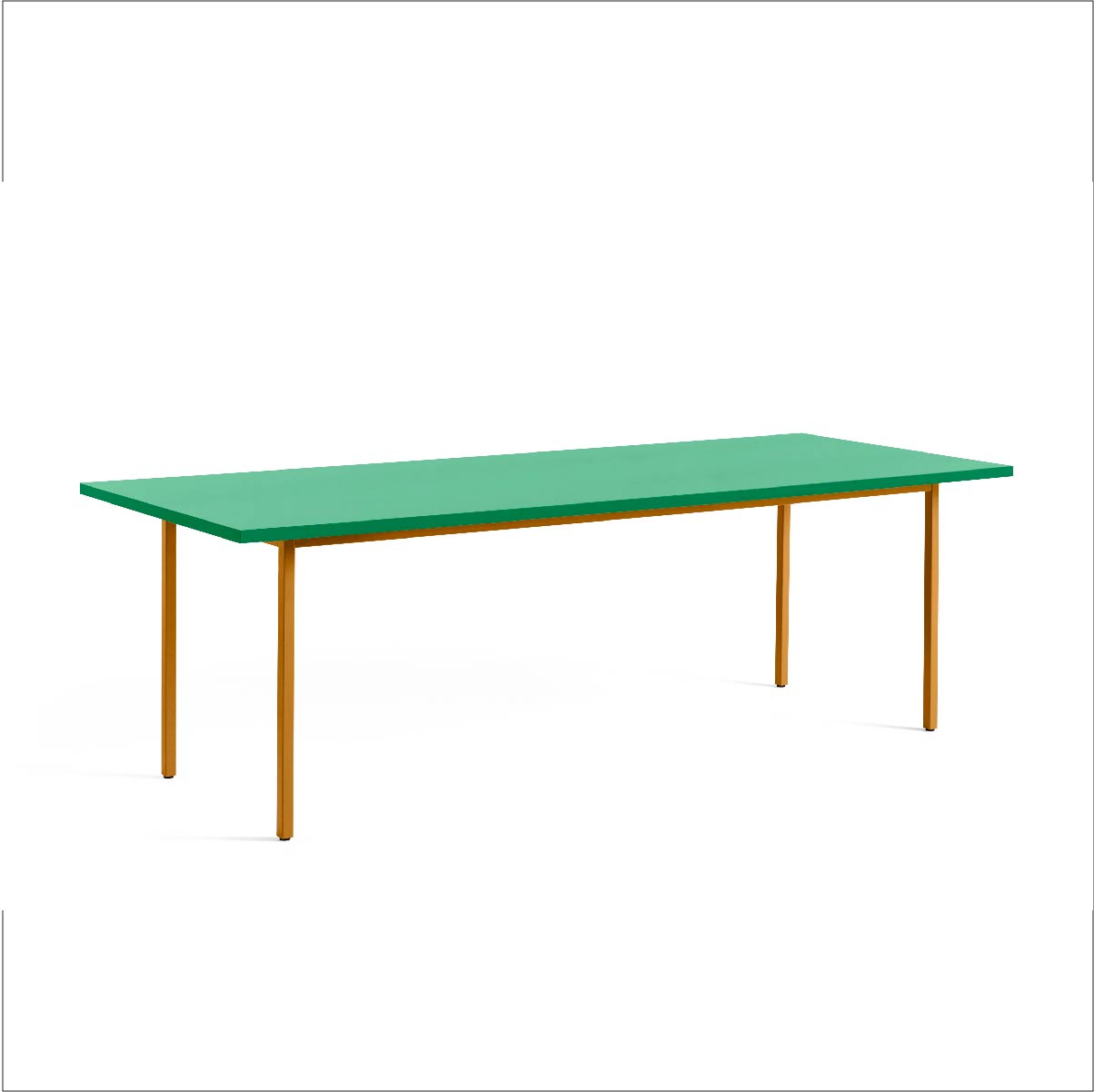 Two-colour tafel 240x90 cm