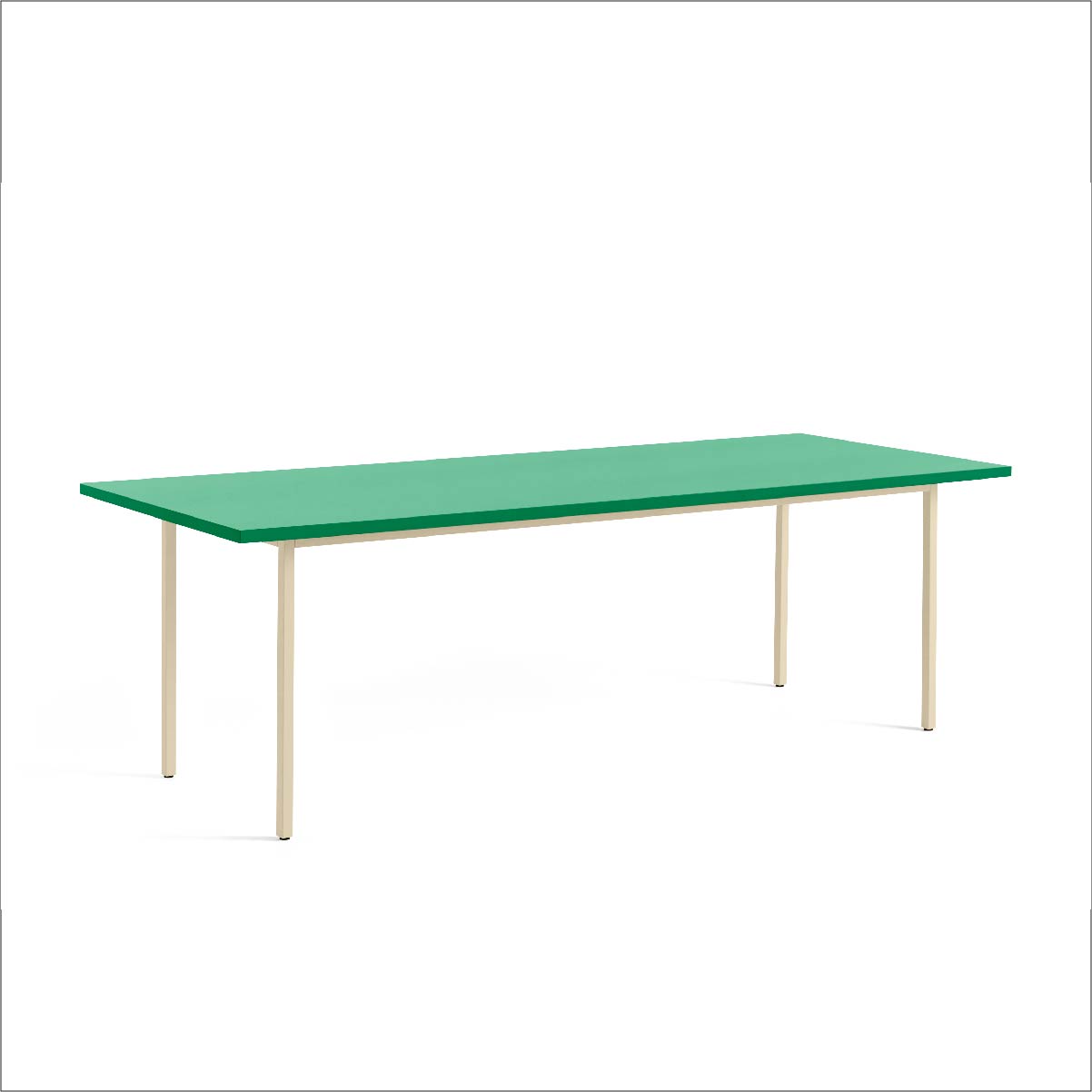 Two-colour tafel 240x90 cm