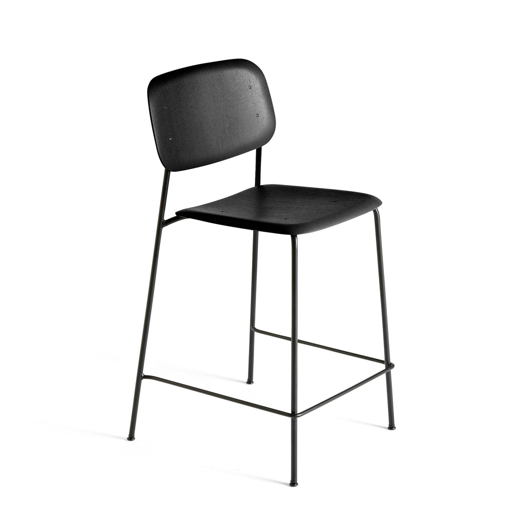 Soft Edge 90 Barkruk met rugleuning