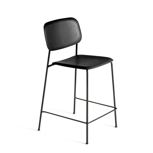 Soft Edge 90 Barkruk met rugleuning
