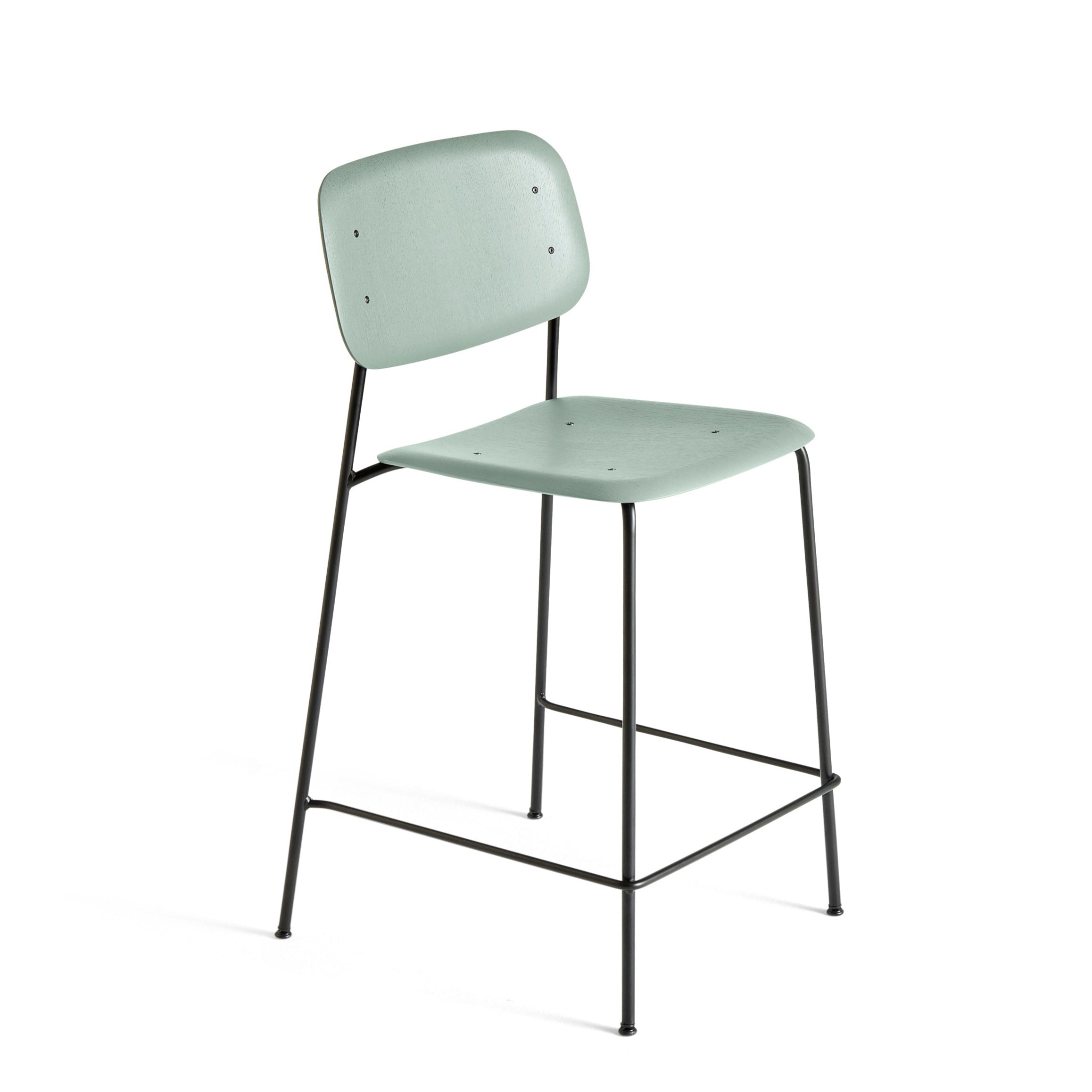 Soft Edge 90 Barkruk met rugleuning