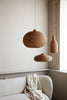 Braided belly hanglamp (incl. koordset)