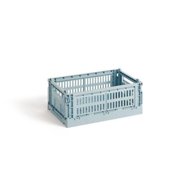 HAY Colour Crate plooibox small dusty blue