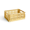 HAY Colour Crate plooibox medium golden yellow