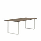 70/70 tafel - gerookt massief eik