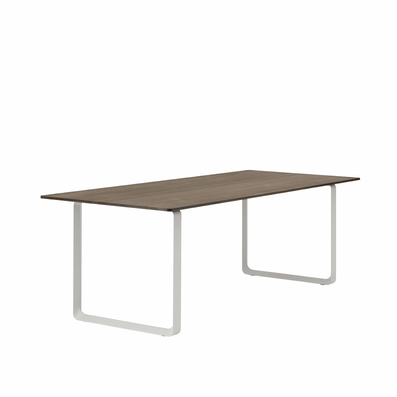 70/70 tafel - gerookt massief eik