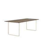 70/70 tafel - gerookt massief eik
