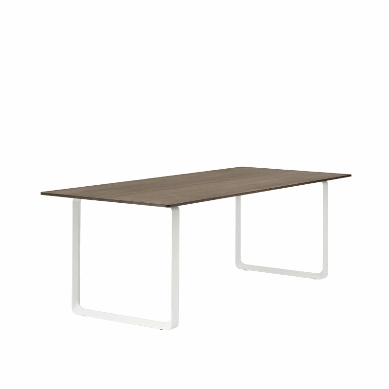 70/70 tafel - gerookt massief eik