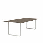 70/70 tafel - gerookt massief eik