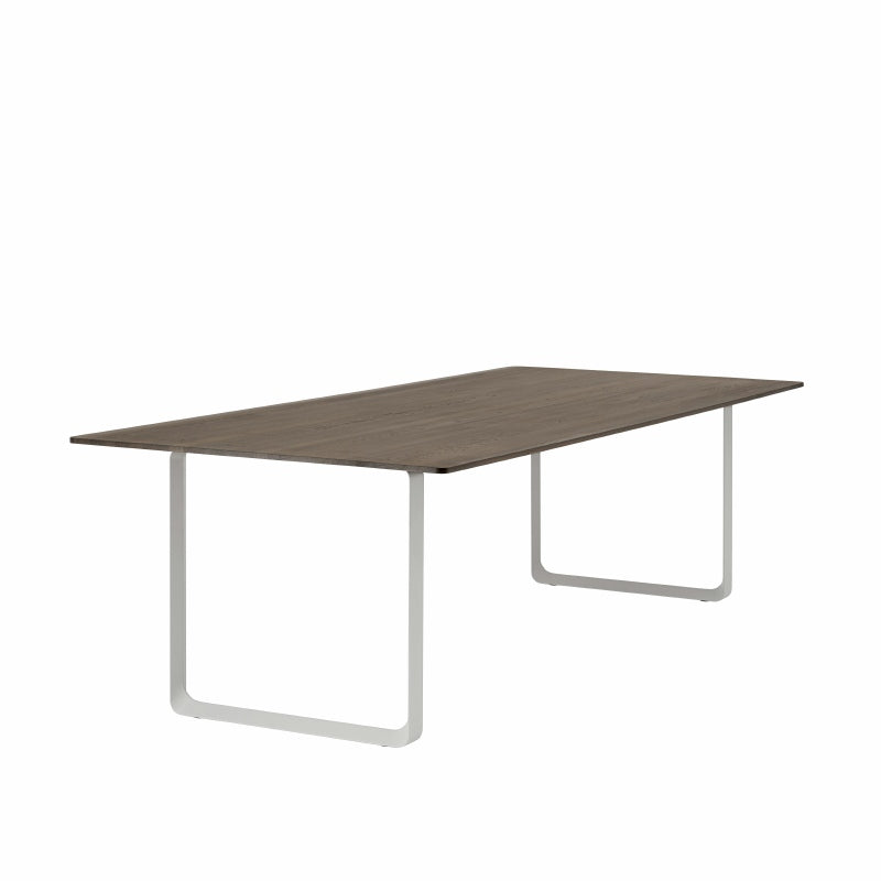 70/70 tafel - gerookt massief eik