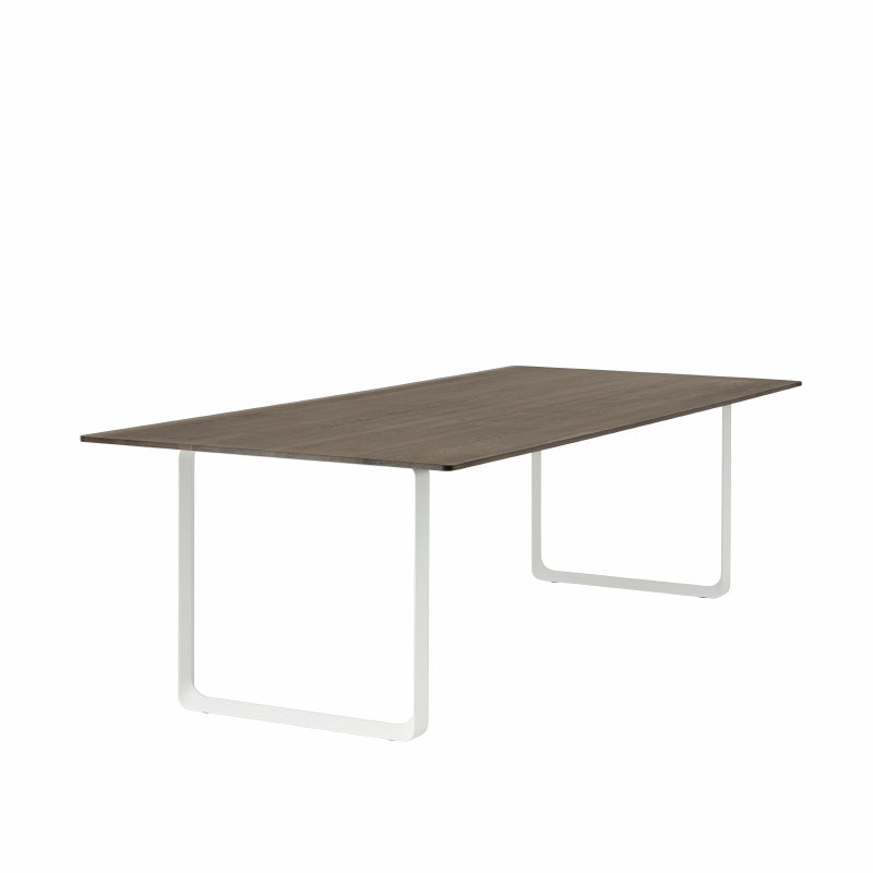 70/70 tafel - gerookt massief eik