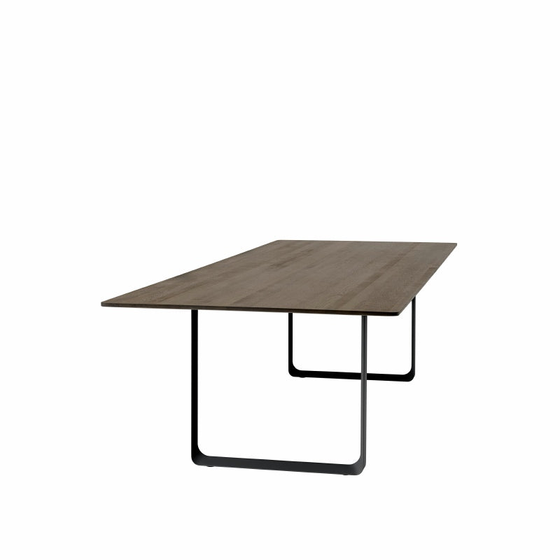 70/70 tafel - gerookt massief eik
