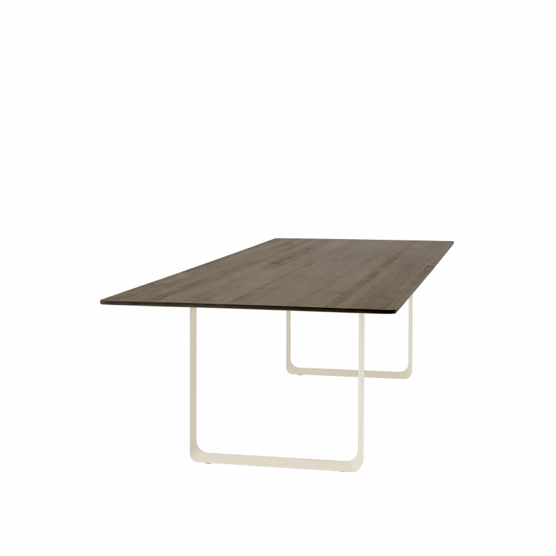 70/70 tafel - gerookt massief eik