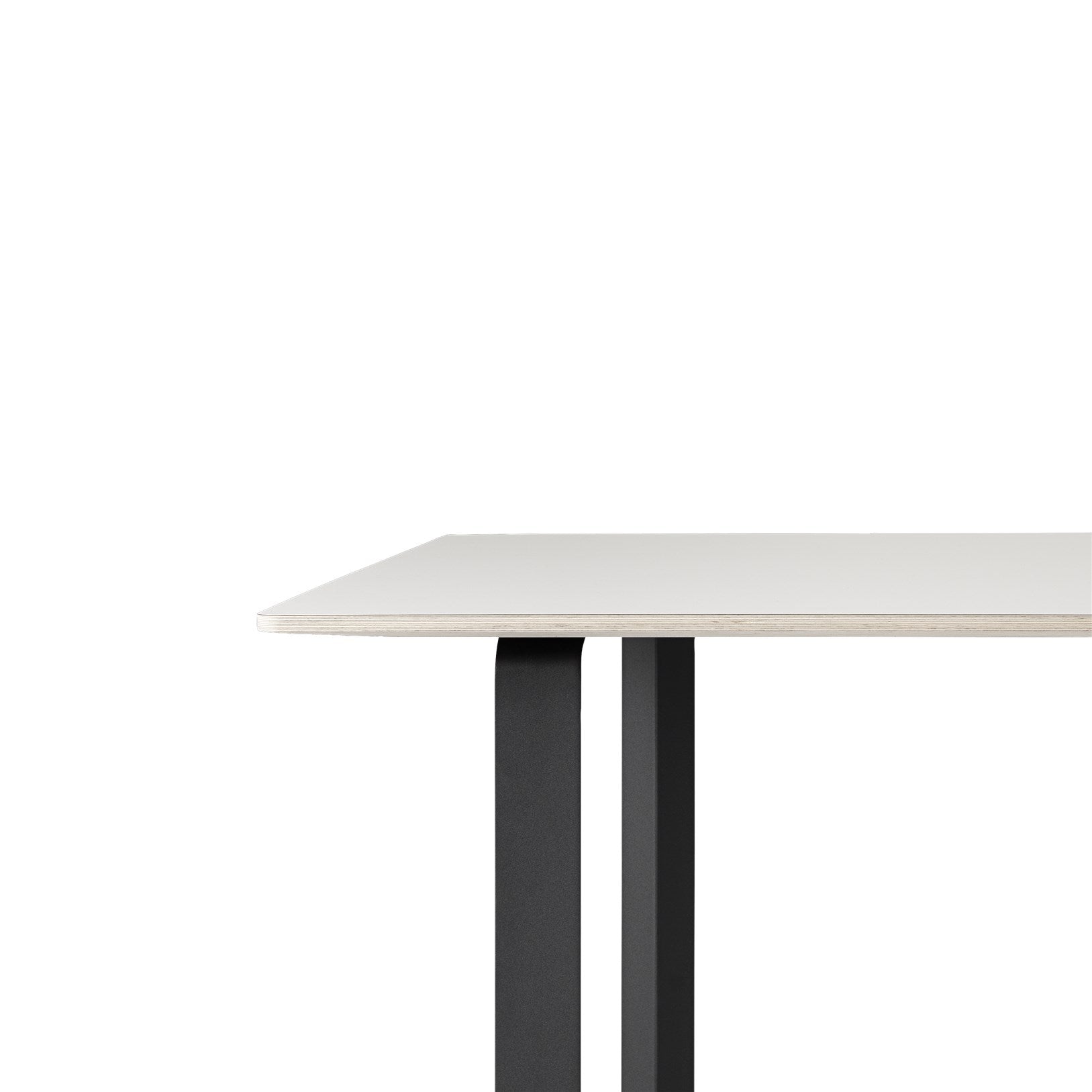 70/70 tafel - wit laminaat