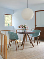CPH20 tafel walnoot rond