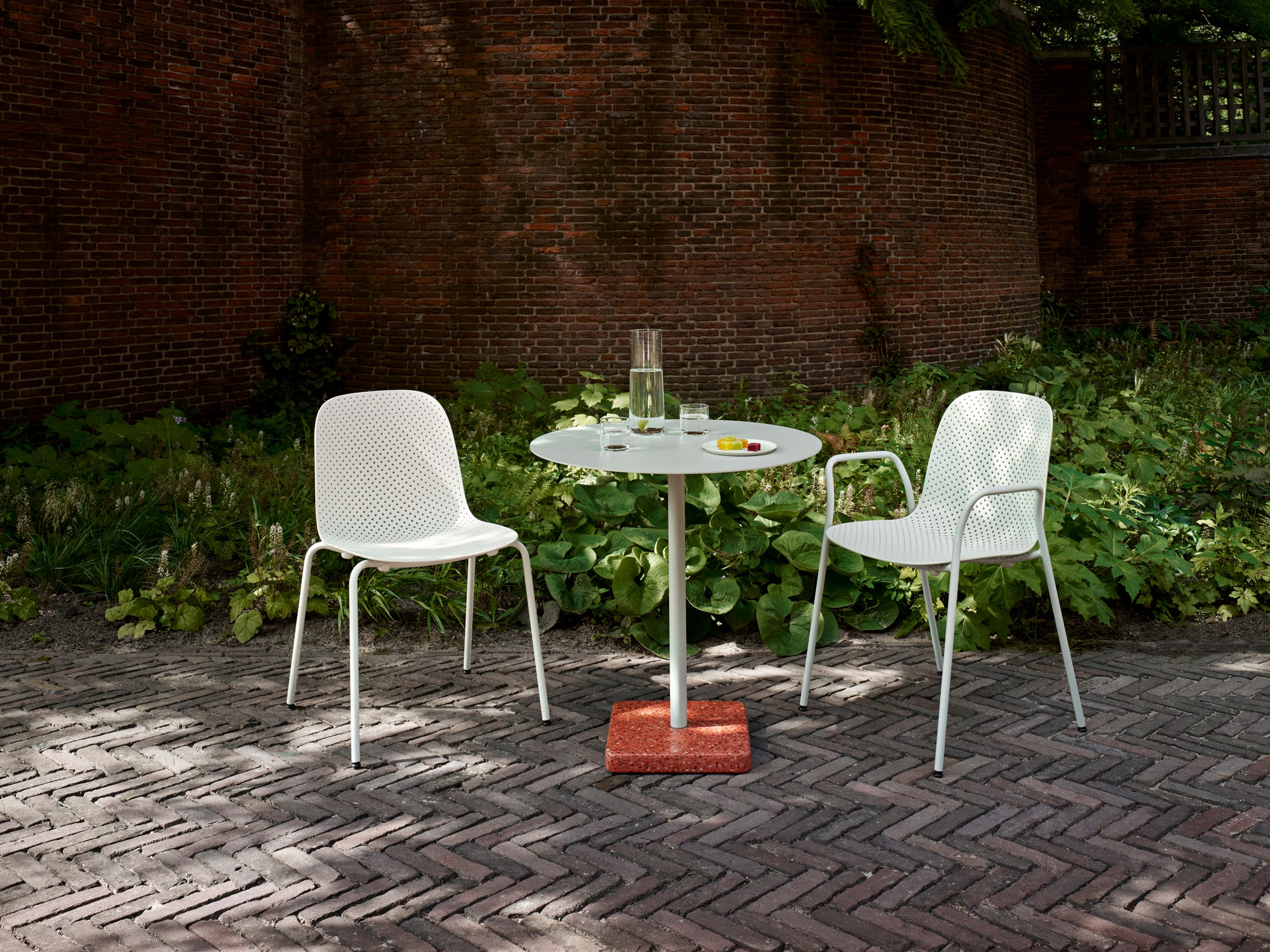 Tuintafel Terrazzo rond 70cm