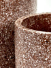 Serax - Terrazzo pot rond bruin 18cm
