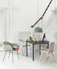 Base tafel rond - zwart laminaat