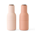 Menu - Bottle grinder peper- en zoutmolen walnoot nudes