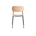 Co dining stoel - stalen poten - hout
