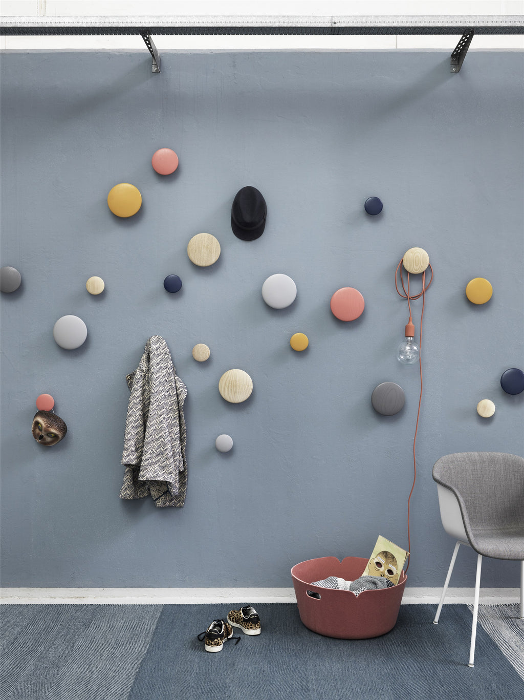 Muuto - The Dots kapstok hout 9cm