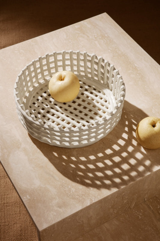 Ferm LIVING - Schaal keramiek - Off-white