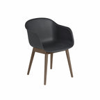 MUUTO - Fiber armstoel - houten poten
