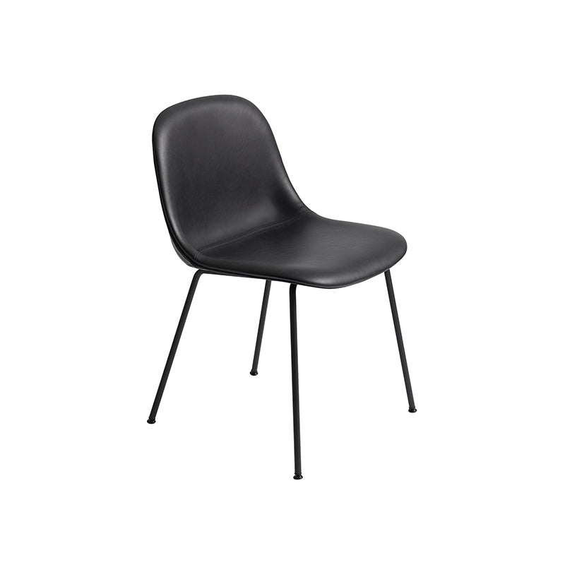 Fiber stoel - stalen poten - stof