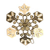 Snowflake sneeuwvlok messing 15cm