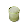 HK Living - Glazen theelichthouder olive