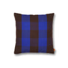 Ferm LIVING - Grand kussen chocolade/blauw