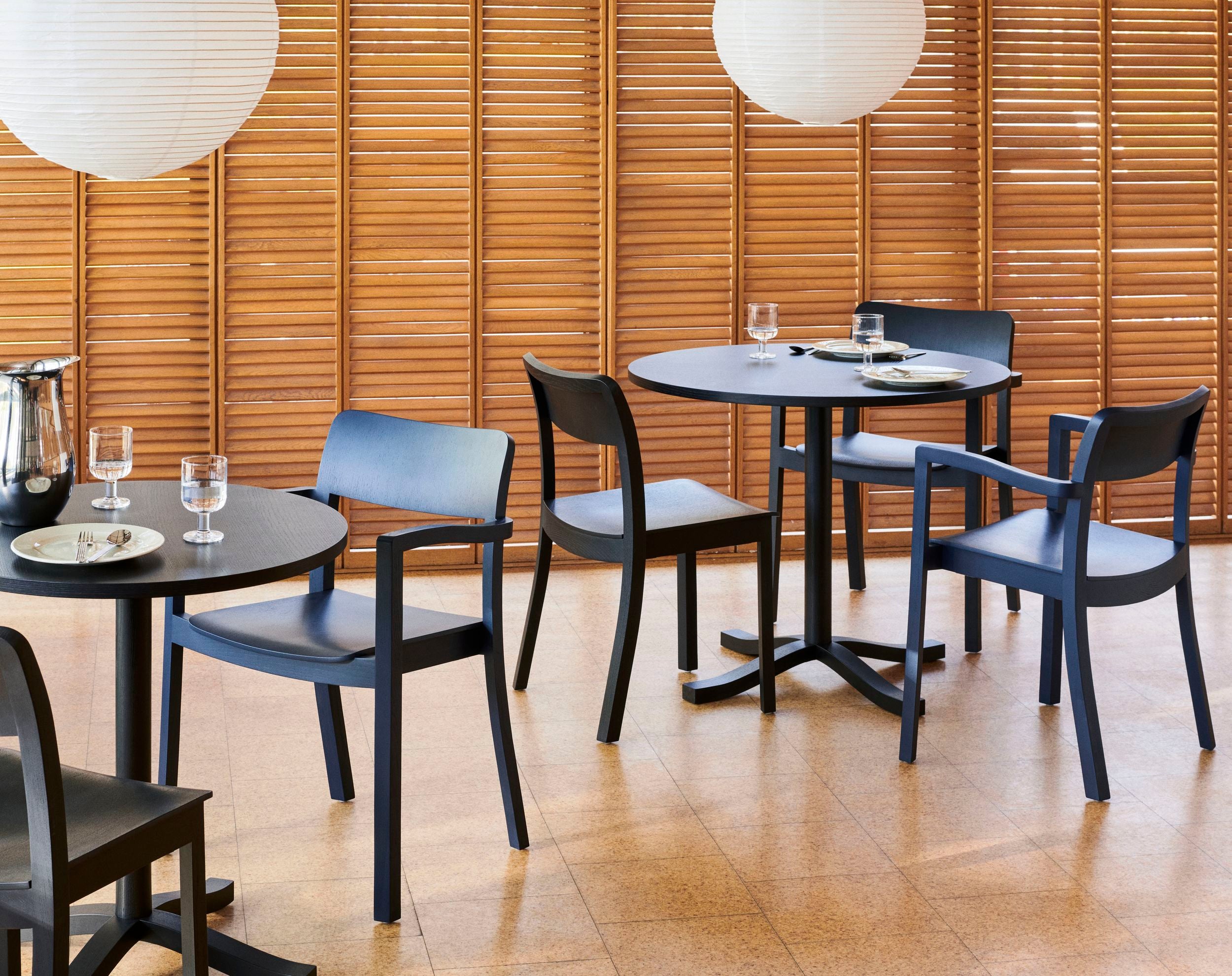 Pastis tafel hout rond 90cm