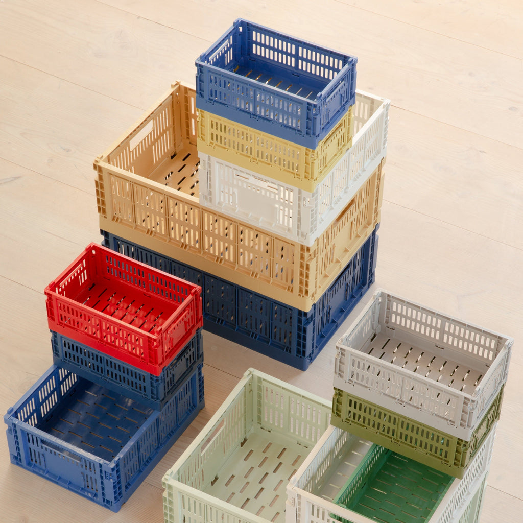 HAY Colour Crate plooibox medium blue